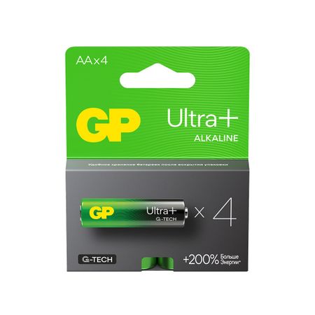 Батарейка GP Batteries Ultra+ Алкалин AA пальчиковая LR6 1,5 В (4 шт.) (GP 15AUPA21-2CRSB4) михаил анатольевич райтман информационная безопасность для пользователя правила самозащиты в интернете