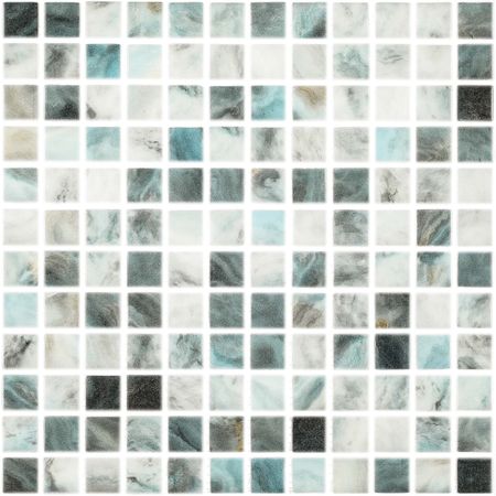 Мозаика Vidrepur Nature Air Force голубая стеклянная 317х317х4 мм глянцевая