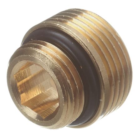 Ниппель Tiemme 1/2 НР(ш) х 3/4 ЕК НР(ш) для нижнего подключения радиатора (3390003 / 3390RID0504)