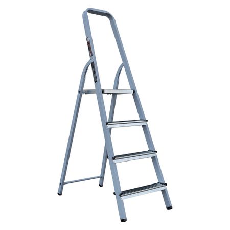 Стремянка стальная 4 ступени 70 мм 0,82 м Hesler борис семенович рачевский подготовка рабочих мастеров и населения для индустрии и бытового потребления сжиженных углеводородных газов