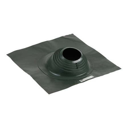 Проходка кровельная КМ 660х660 мм для дымоходов d200-280 мм зеленый силикон