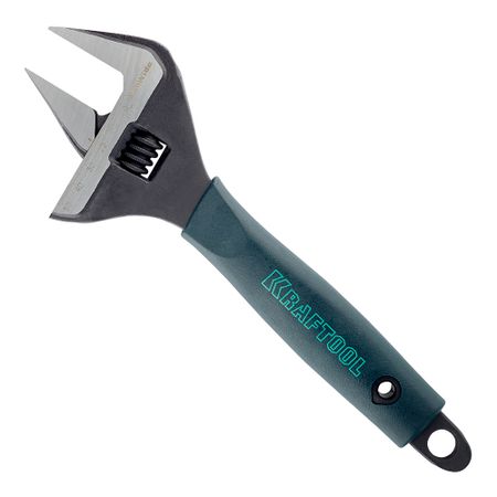 Ключ разводной с тонкими губками Kraftool Professional 250 мм с двухкомпонентной рукояткой