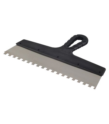 Шпатель зубчатый 300х8 мм с пластиковой ручкой (131153) powge дуги зубы htd 3 м 5 м 8 м синхронный ремень резиновый индивидуальный производство все виды htd3m htd5m htd8m зубчатый шкив