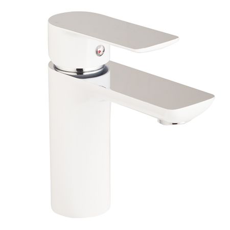 Смеситель для раковины Lavelly White Modern хром/белый однорычажный (623750)