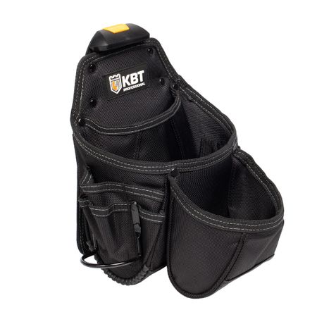 Сумка поясная для инструментов КВТ с держателем 250х290х170 мм (СМ-01)