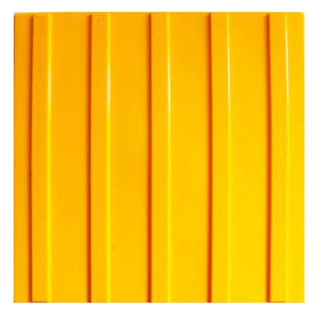 Тактильная плитка ТПУ продольный риф 300х300х6,5 мм желтая диалог в практике помощи детям с речевыми нарушениями