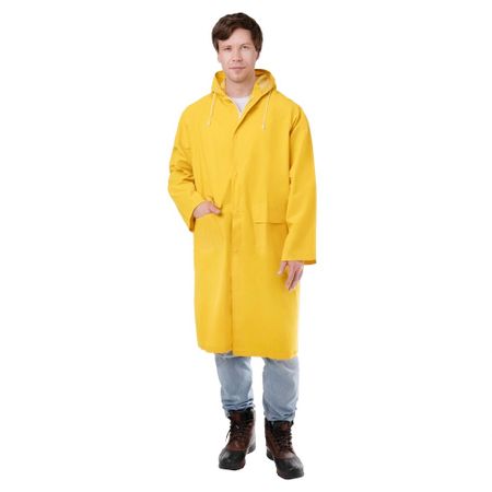 Плащ влагозащитный ПВХ КМ 52-54 рост 170-176 см желтый буддийский плащ для статуи будды 8 дюймов