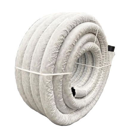 Труба дренажная гофрированная ДГТ-ПНД d160 мм SN4 с перфорацией в фильтре м.п.