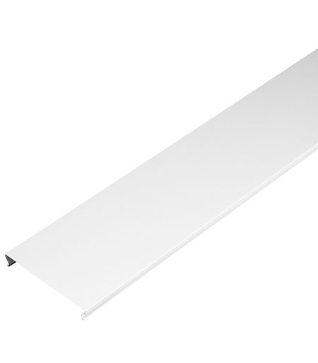 Рейка сплошная S-дизайн 3 м 100АS белый жемчуг