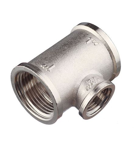 Тройник переходной Valtec 1 ВР(г) х 1/2 ВР(г) х 1 ВР(г) латунный (VTr.750.N.0604)