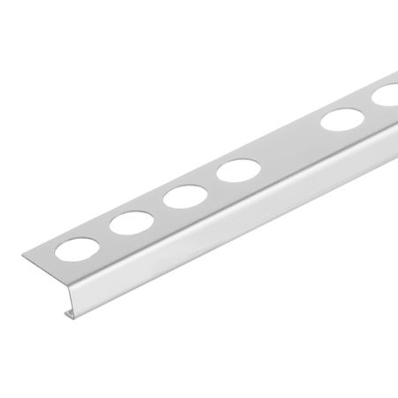 Профиль для плитки до 10 мм окантовочный Г-образный полированный нержавеющая сталь 2700х25х11,6 мм 4 шт алюминиевые угловые кронштейны для профилей 2020 3030 4040 4545 2040 3060