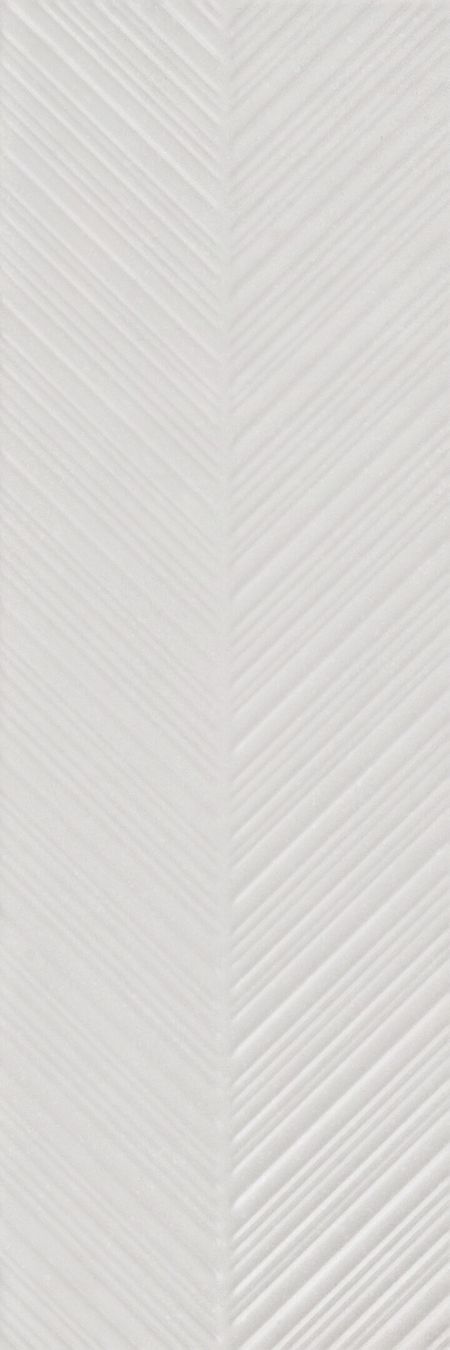 Плитка облицовочная Керамин Дезерт 7Д белый шеврон 900х300х10,5 мм (5 шт.=1,35 кв.м)