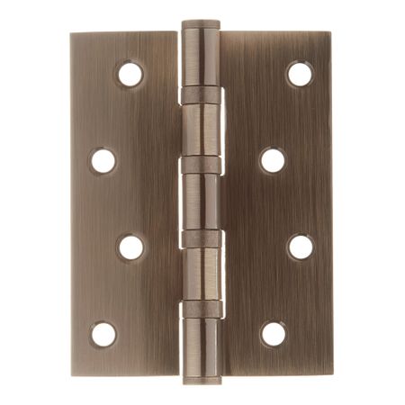 Петля Corsa Deco карточная универсальная неразъемная 100х75 мм античная бронза мебельные петли из железа античная бронза