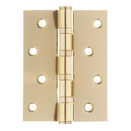 Петля Corsa Deco карточная универсальная неразъемная 100х75 мм латунь