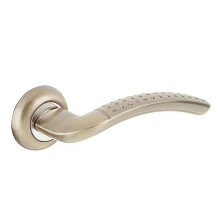 Ручка дверная Corsa Deco Rowan круглая розетка античная бронза