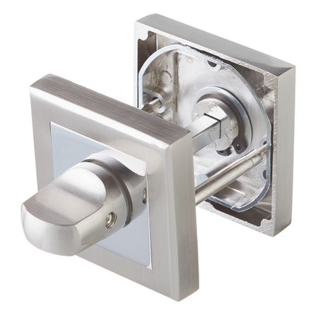 Фиксатор Punto QL SN/CP-3 квадратная розетка матовый никель/хром