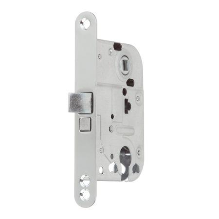 Замок врезной 2018 для межкомнатной двери под цилиндр хром