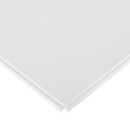 Кассета для подвесного потолка 600х600 мм Албес Line Эконом алюминиевая белая матовая