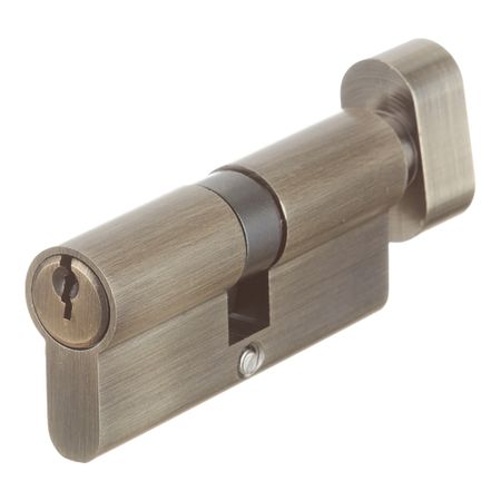 Цилиндр Corsa Deco 70 35х35 мм ключ/вертушка античная бронза