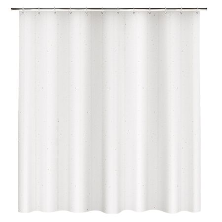 Штора для ванны Fora Wave 2000х1800 мм полиэстер белая (FOR-WAV200)