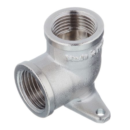 Водорозетка Stout 1/2 ВР(г) х 1/2 ВР(г) никелированная латунная (SFT-0039-000012)