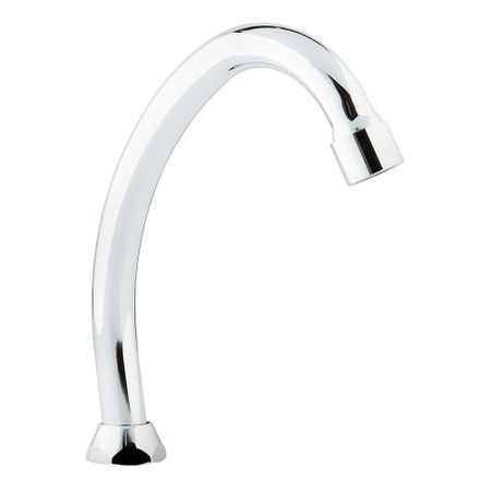 Излив для смесителя c-образный Corsa Deco с аэратором 190 мм хром (691355)