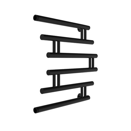 Полотенцесушитель водяной Indigo Zip 500х500 мм фокстрот с боковым подключением 500 мм черный муар держатель рулонного полотенца 30 см муар