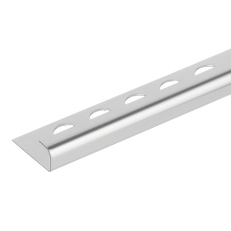 Профиль для плитки до 10 мм полированный наружный нержавеющая сталь 2700х28х11,6 мм профиль пвх salag для плитки 7 8мм наружный 2 5м белый 018001