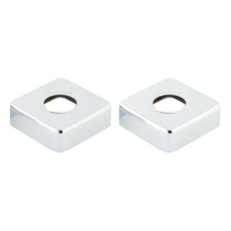 Чашка декоративная квадратная Corsa Deco 59 мм хром (2 шт.) (691343)