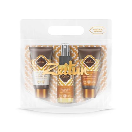 Набор средств для загара ZEITUN Тревел-набор «Ритуал солнца» для идеального загара Sense of Summer хру ный ловец солнца ab