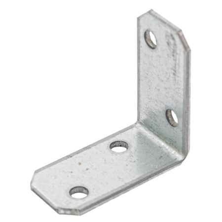 Уголок соединительный оцинкованный 40х40х20х2 мм уголок соединительный 40x40x40мм белый