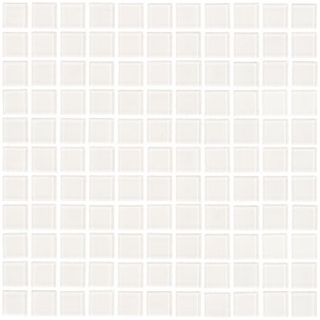 Мозаика Mir Mosaic Natural Color palette белая стеклянная 300х300х4 мм глянцевая шторка для ванны ofelis mosaic 75х140см 1 створка стекло