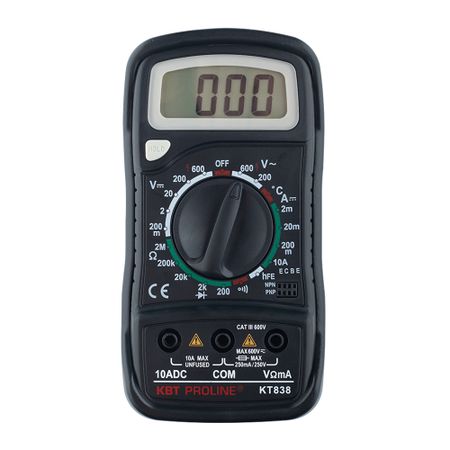 Мультиметр портативный КВТ KT 838 Proline (79128) татьяна николаевна ситникова математика 1 класс контрольно измерительные материалы