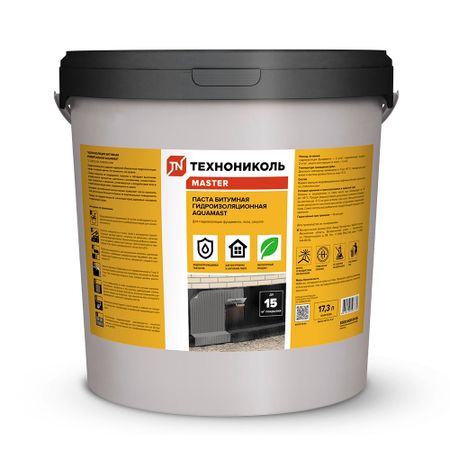 Мастика битумная гидроизоляционная водоразбавляемая AquaMast 15 кг