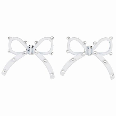 Серьги LUKKY Серьги-гвоздики с подвесками Бантики серьги trendplace серьги гвоздики сережки