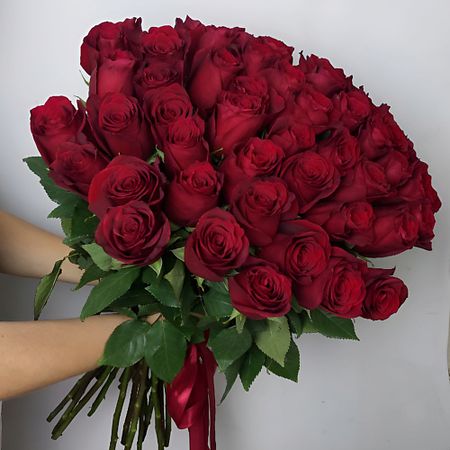 Букет живых цветов LOVE BUTTON Букет из высокой розы Эквадор искусственные розы yongsnow 10 шт