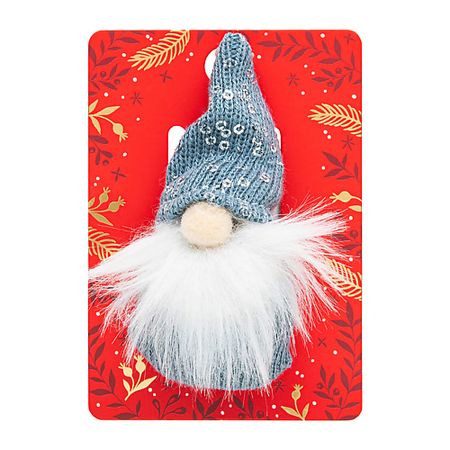 Елочная игрушка TWINKLE Декоративная ёлочная игрушка GNOME BLUE игрушка ёлочная snow and stars неваляшка