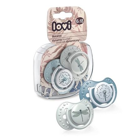 Пустышка LOVI Пустышка силиконовая Botanic динамическая пома пустышка латексная 6012 голубая