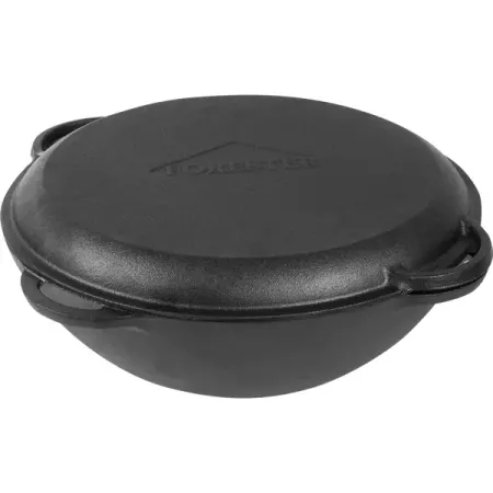 Казан чугунный с крышкой-сковородой Forester 9 л