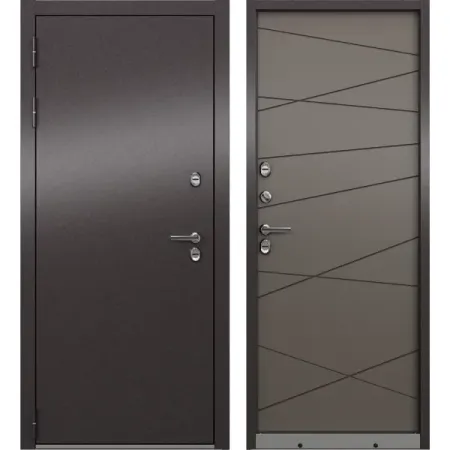 Дверь входная металлическая Стел 96x205 см левая капучино металлические петли xingweiqiang qst01259