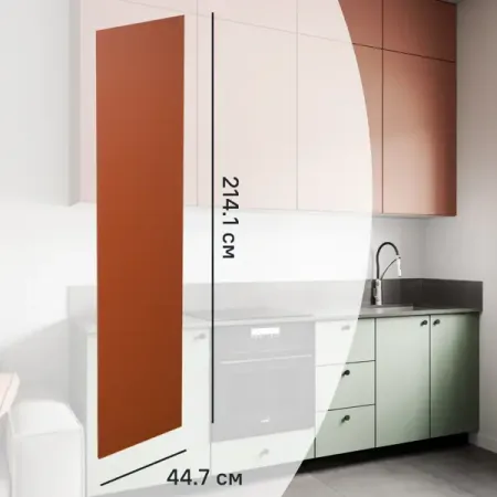 Фасад кухонного шкафа Тара 44.7x214.1 см KONSENSA МДФ цвет терракотовый тара эллис загадка ранчо ковингтон 4