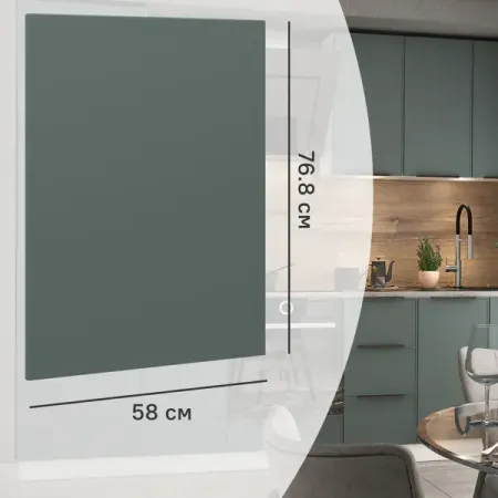 Фальшпанель для кухонного шкафа Инта 58x76.8 см Delinia ID МДФ цвет зеленый ольга берестова 10 навыков эффективного администратора клиники как продавать медицинские услуги и делать это с удовольствием