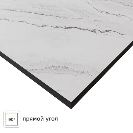 Столешница кухонная Slotex Марола 300x60x1.6 см HPL-пластик цвет серо-белый кухонная техника аксессуары для самостоятельной сборки освещение для холодильника детали для холодильника кухонного прибора