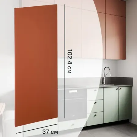 Фальшпанель для кухонного шкафа Тара 37x102.4 см KONSENSA МДФ цвет терракотовый ольга берестова 10 навыков эффективного администратора клиники как продавать медицинские услуги и делать это с удовольствием
