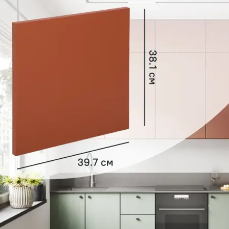 Фасад выдвижного ящика Тара 39.7x38.1 см KONSENSA МДФ цвет терракотовый