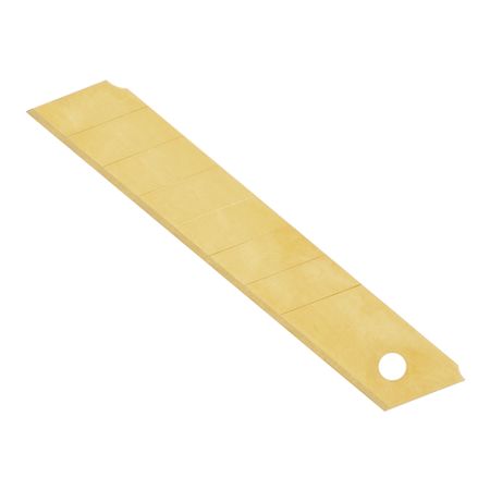 Лезвие для ножа КМ 18 мм прямое (5 шт.) титановое покрытие саймон майо на острие ножа