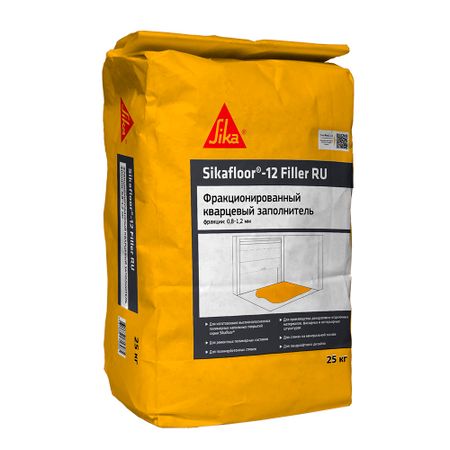 Наполнитель кварцевый для полимерных полов Sika Sikafloor-12 Filler фракция 0,8-1,2 мм 25 кг озонатор кварцевый в бутылках 40 г ч с сертификатом ce fcc rohs