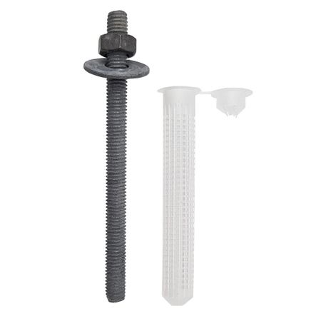 Комплект установки для химического анкера шпилька 10х150 мм гильза 16х85 мм Hard-Fix (2 шт.)