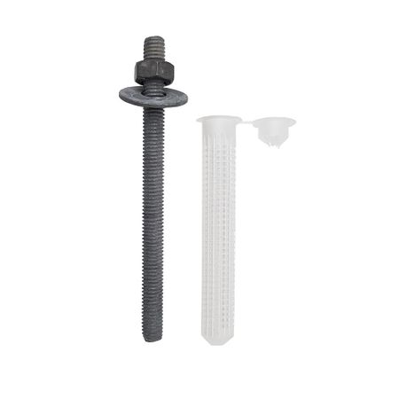 Комплект установки для химического анкера шпилька 10х110 мм гильза 16х85 мм Hard-Fix (2 шт.)