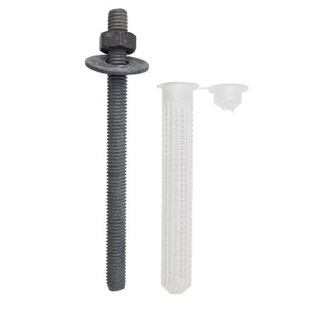 Комплект установки для химического анкера шпилька 8х105 мм гильза 12х80 мм Hard-Fix (2 шт.)
